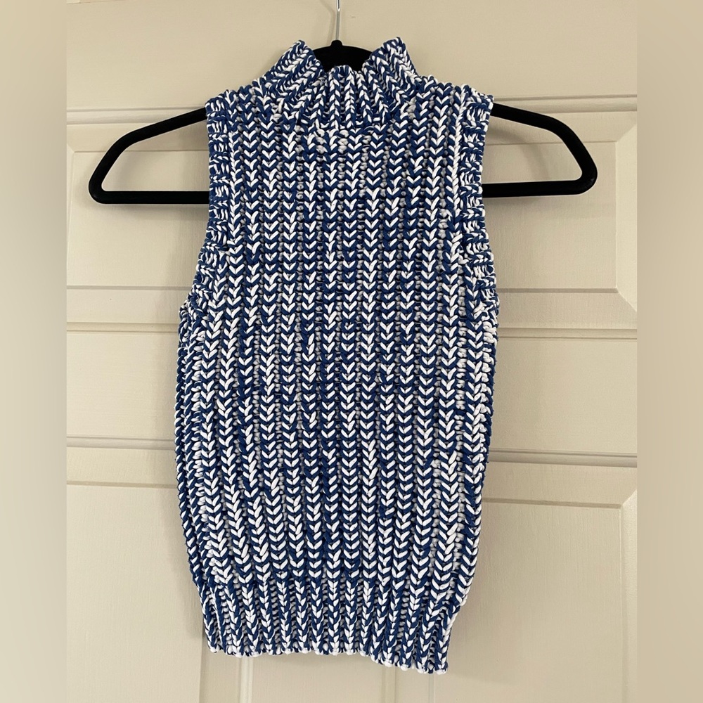 Cropped Alice and Olivia turtleneck sweater